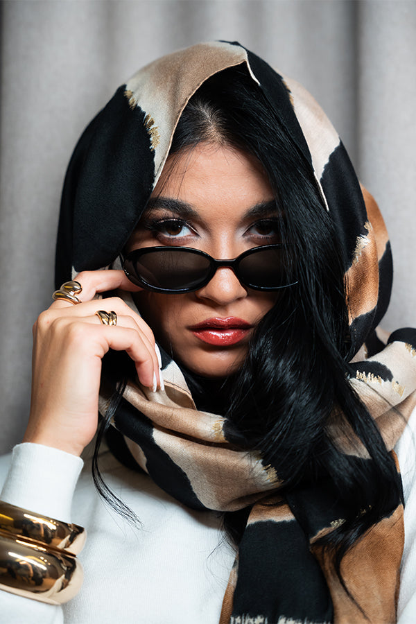 Aurelia Scarf in Brown