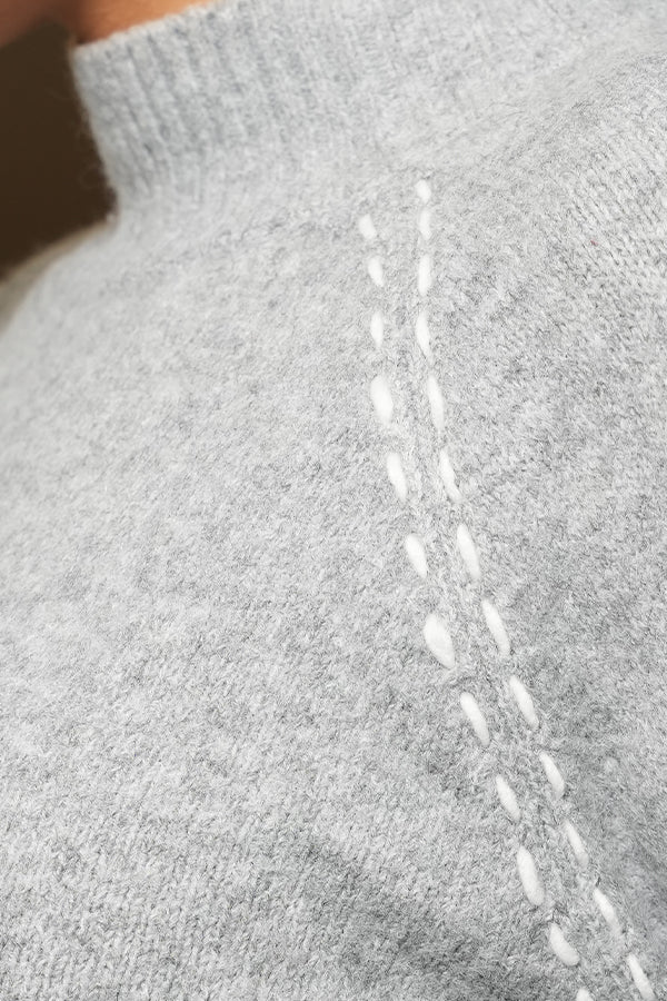 Venetia wool sweater in Grey