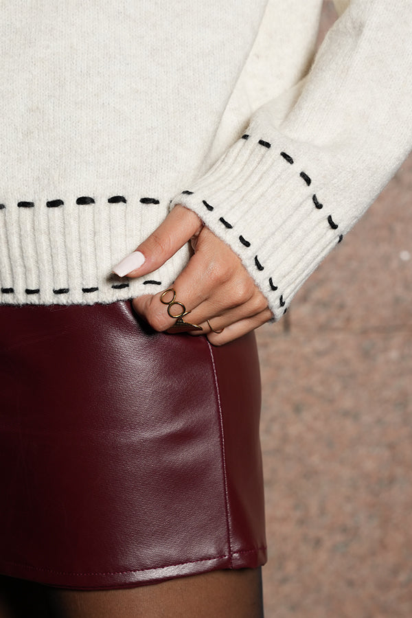 Venetia wool sweater in White